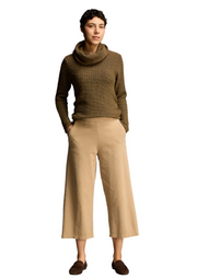 CUT LOOSE Texture Sweater Knit Cowl Neck Pullover - 6377428