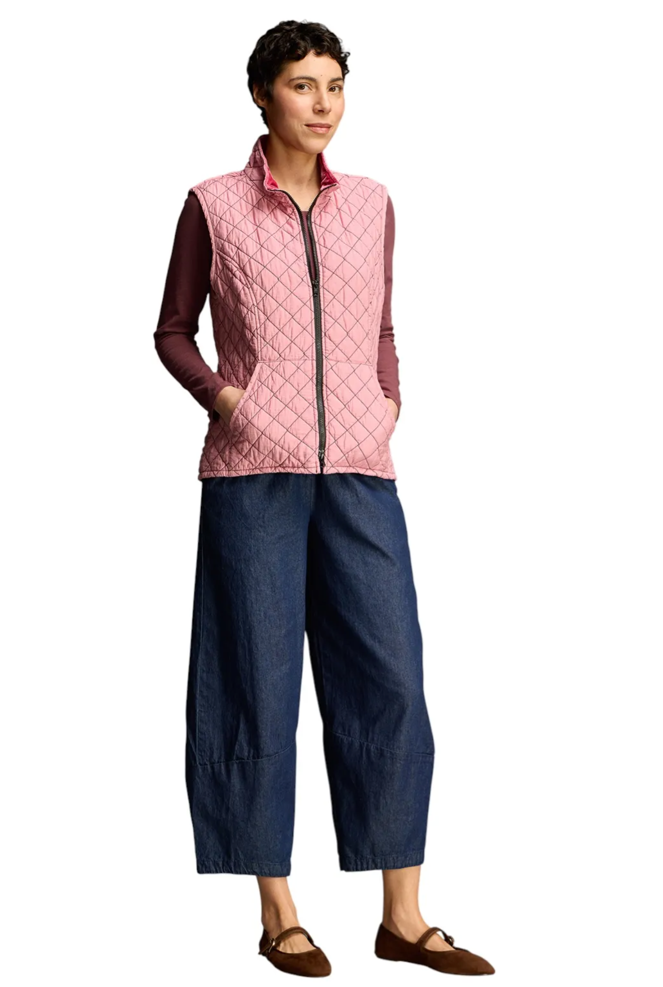 CUT LOOSE Light Lycra Jersey Long Sleeve Fitted Crew - 2016725