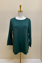 CUT LOOSE Char Jersey 3/4 Sleeve Boatneck Top - 6625060 - RIVIERA