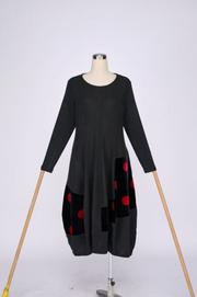 ALEMBIKA Cocoon Dress - AD919R - RUBY