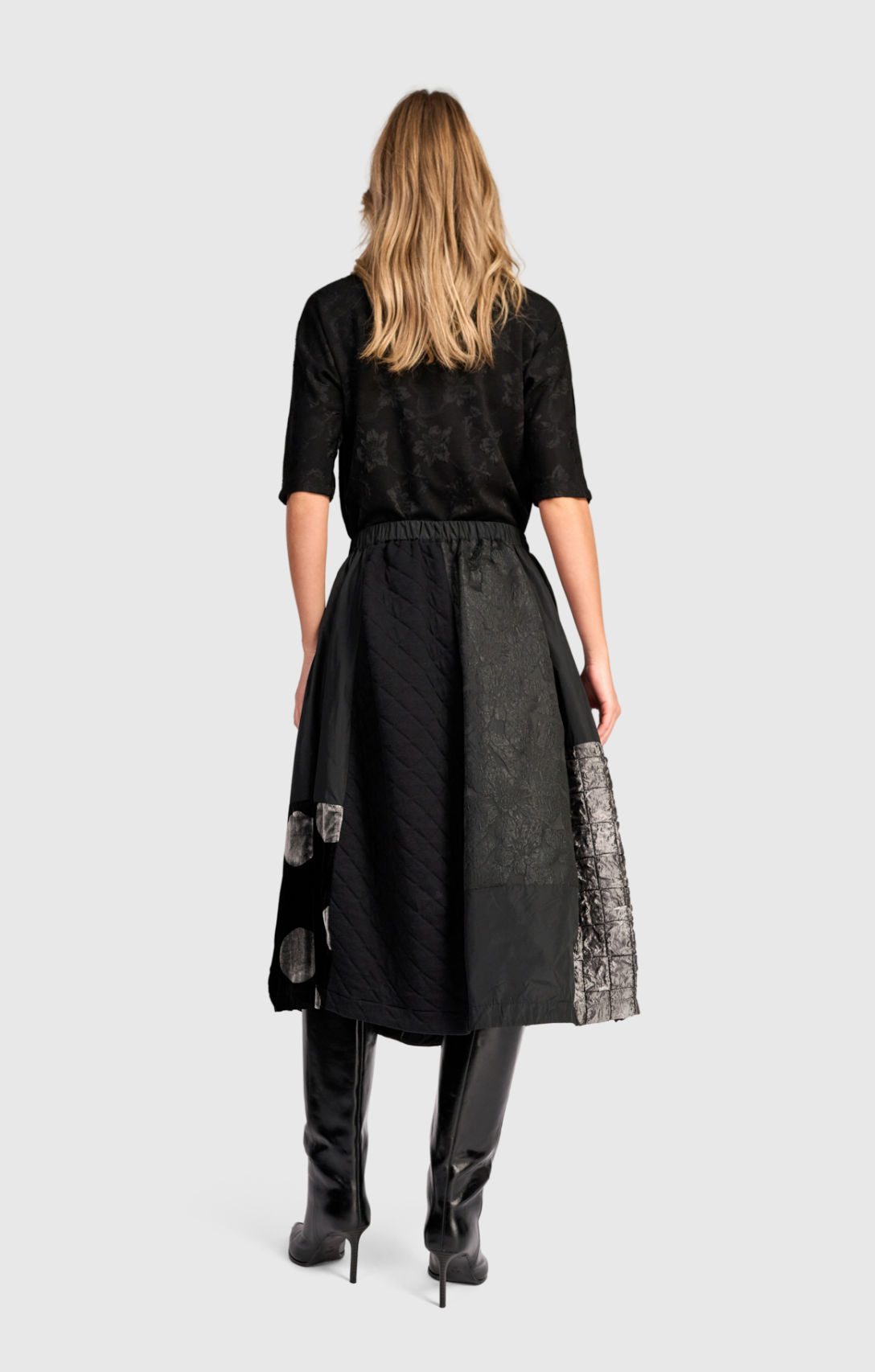 ALEMBIKA Taffeta Skirt - AK734M - MIX