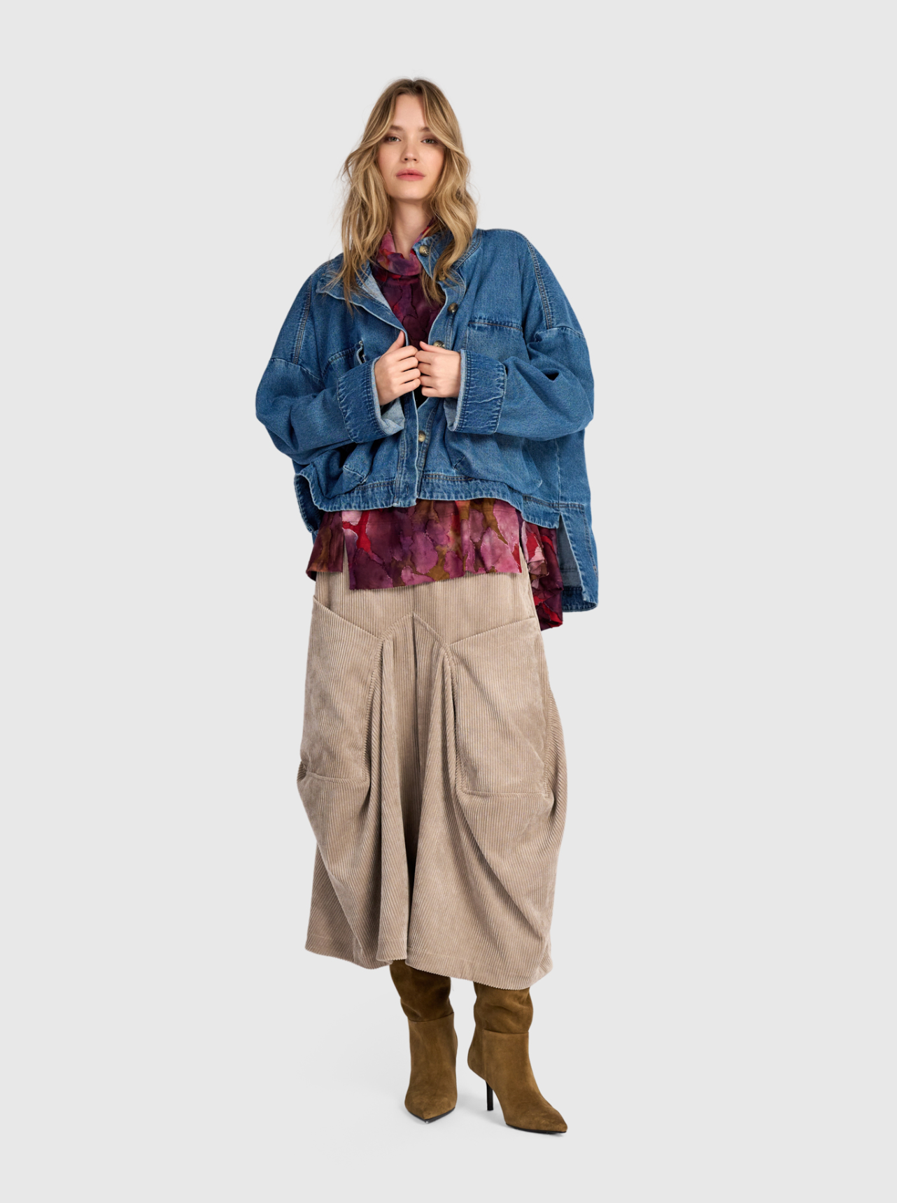 ALEMBIKA Corduroy Pants - AP700S - SAND