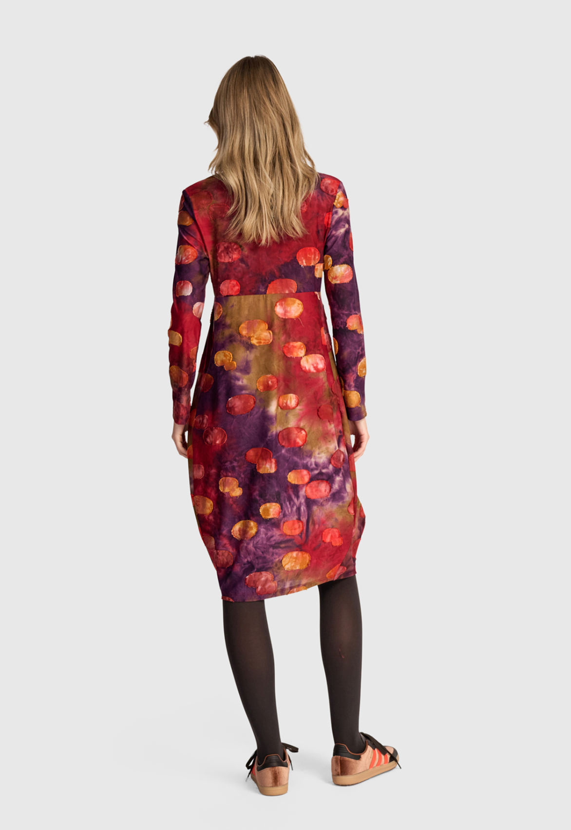 ALEMBIKA Poly-Knit Dress - AD917B - BERRY