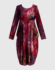 ALEMBIKA Poly-Knit Dress - AD917W - WINE