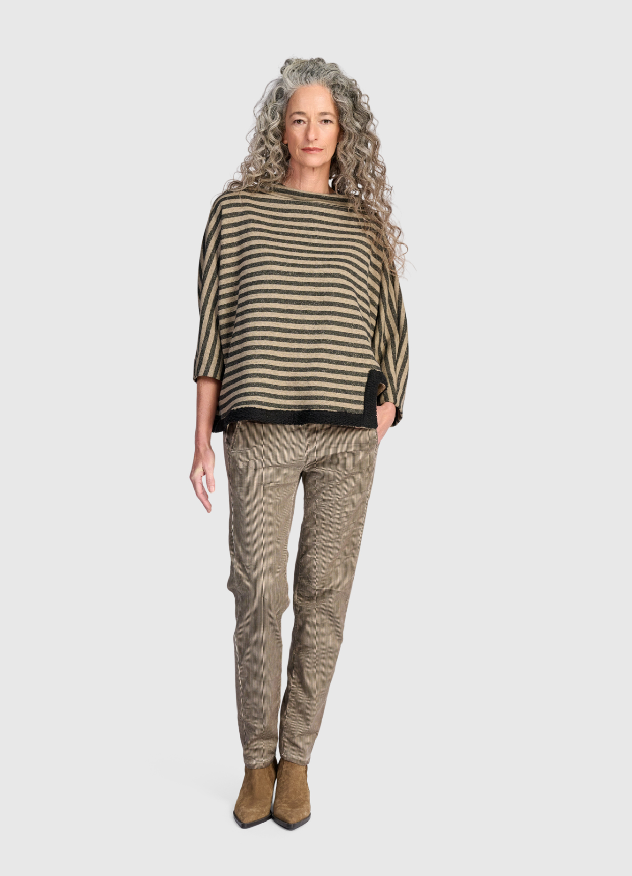 ALEMBIKA Iconic Jeans - AP708K - KHAKI