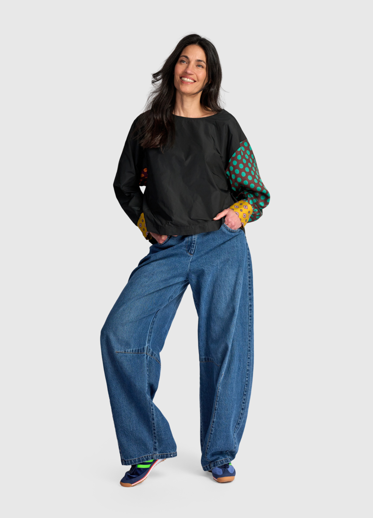 ALEMBIKA Denim Pants - AP712D - DENIM