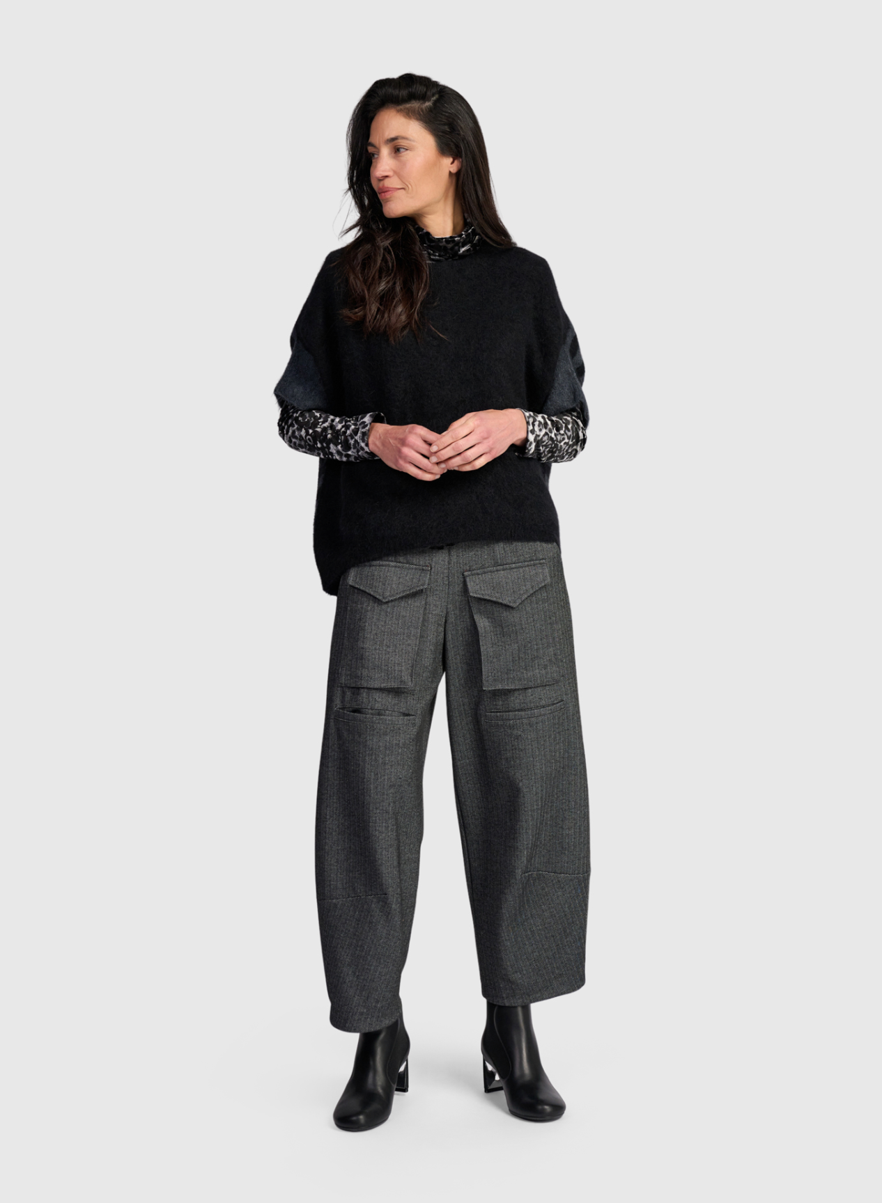 ALEMBIKA Poly-Jersey Pants - AP727S - STEEL