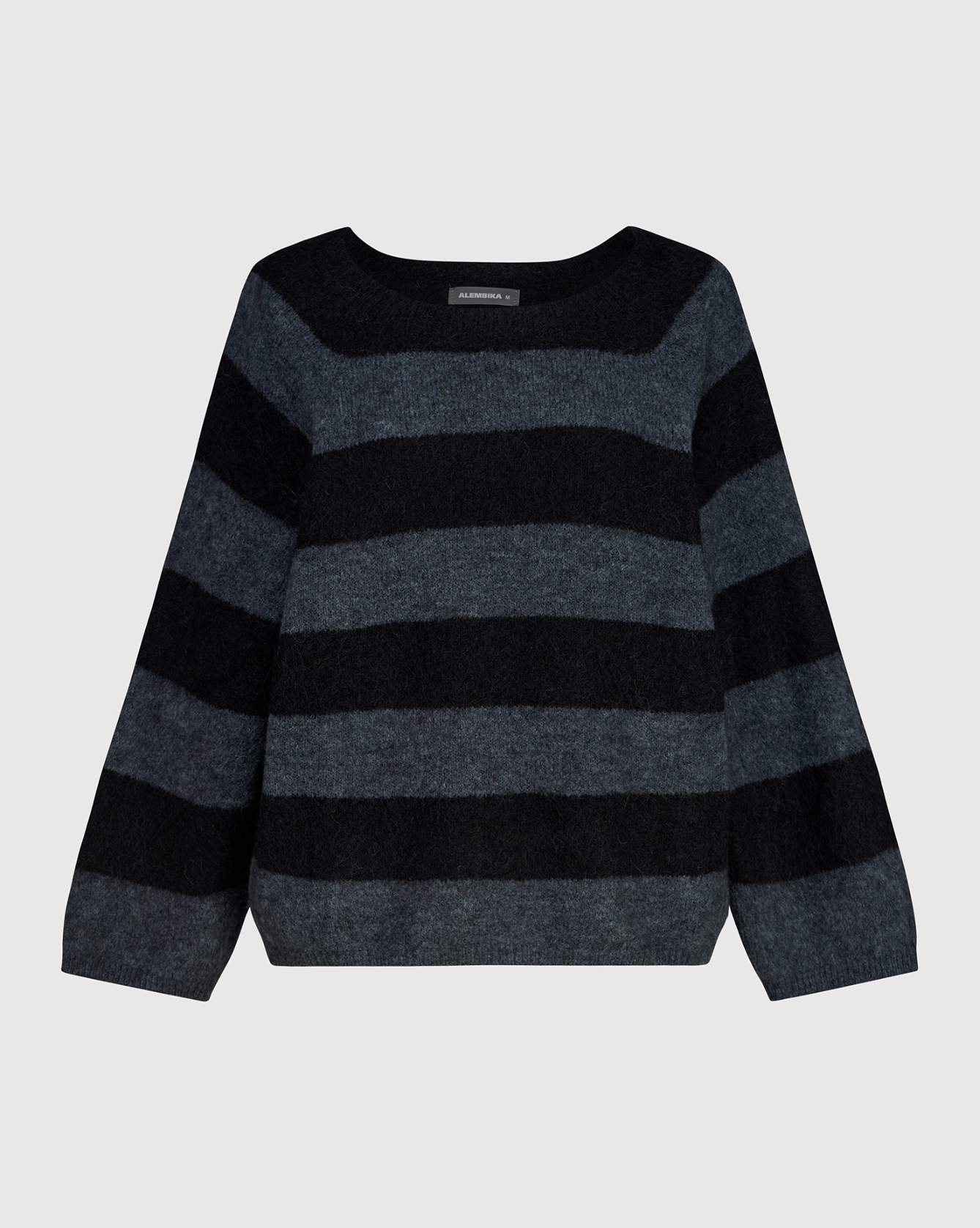 ALEMBIKA Knit Sweater - AS949S - STEEL