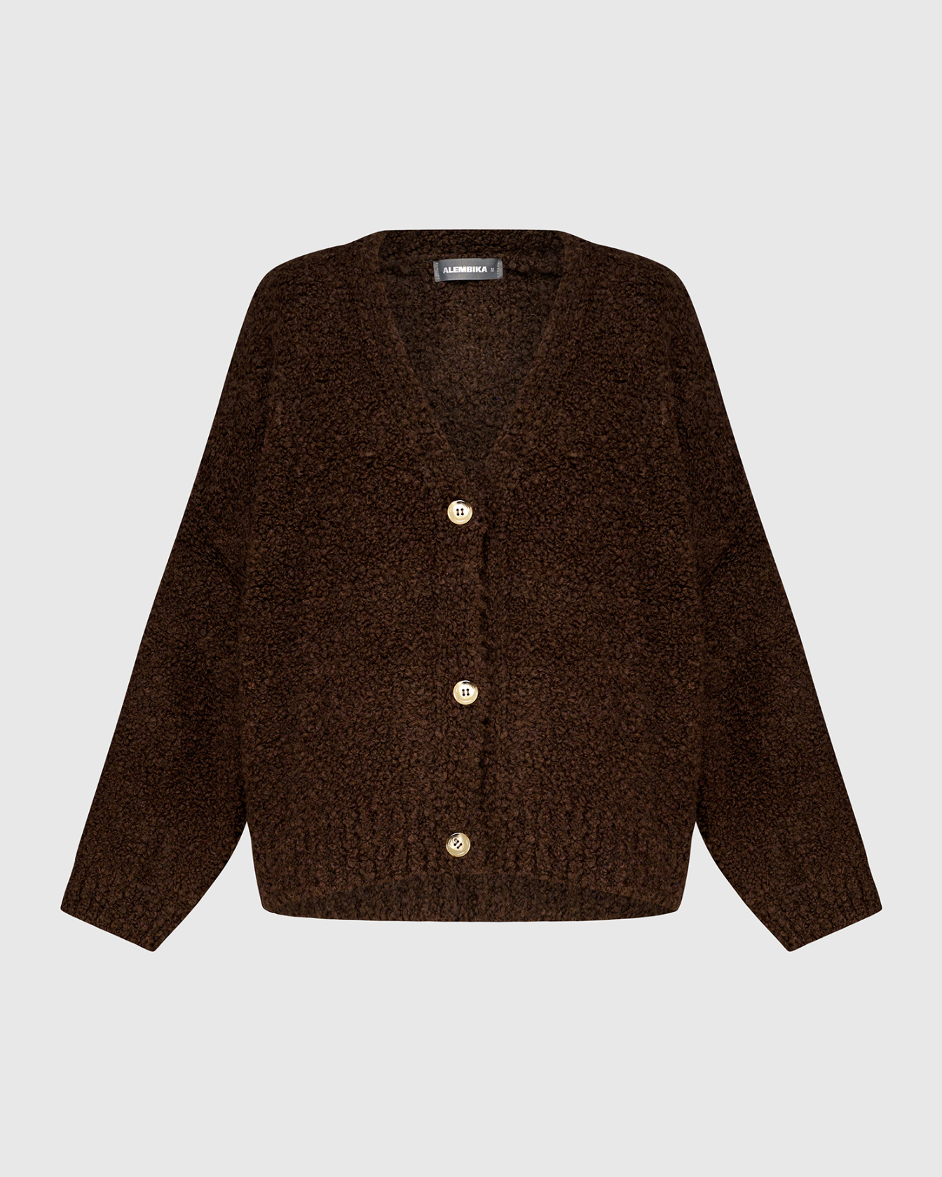 ALEMBIKA Knit Sweater - AS951B - BROWN