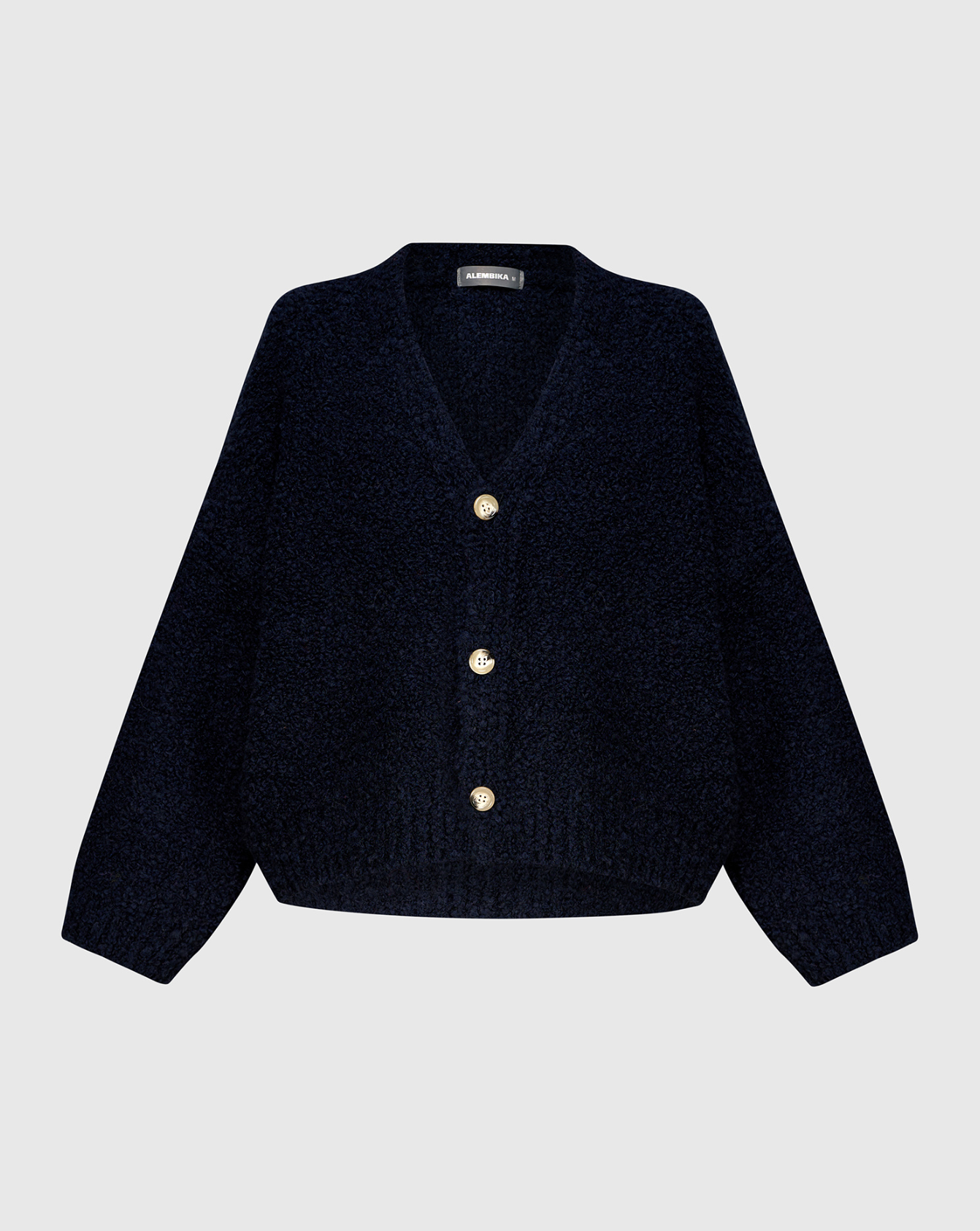 ALEMBIKA Knit Sweater - AS951M - MIDNIGHT