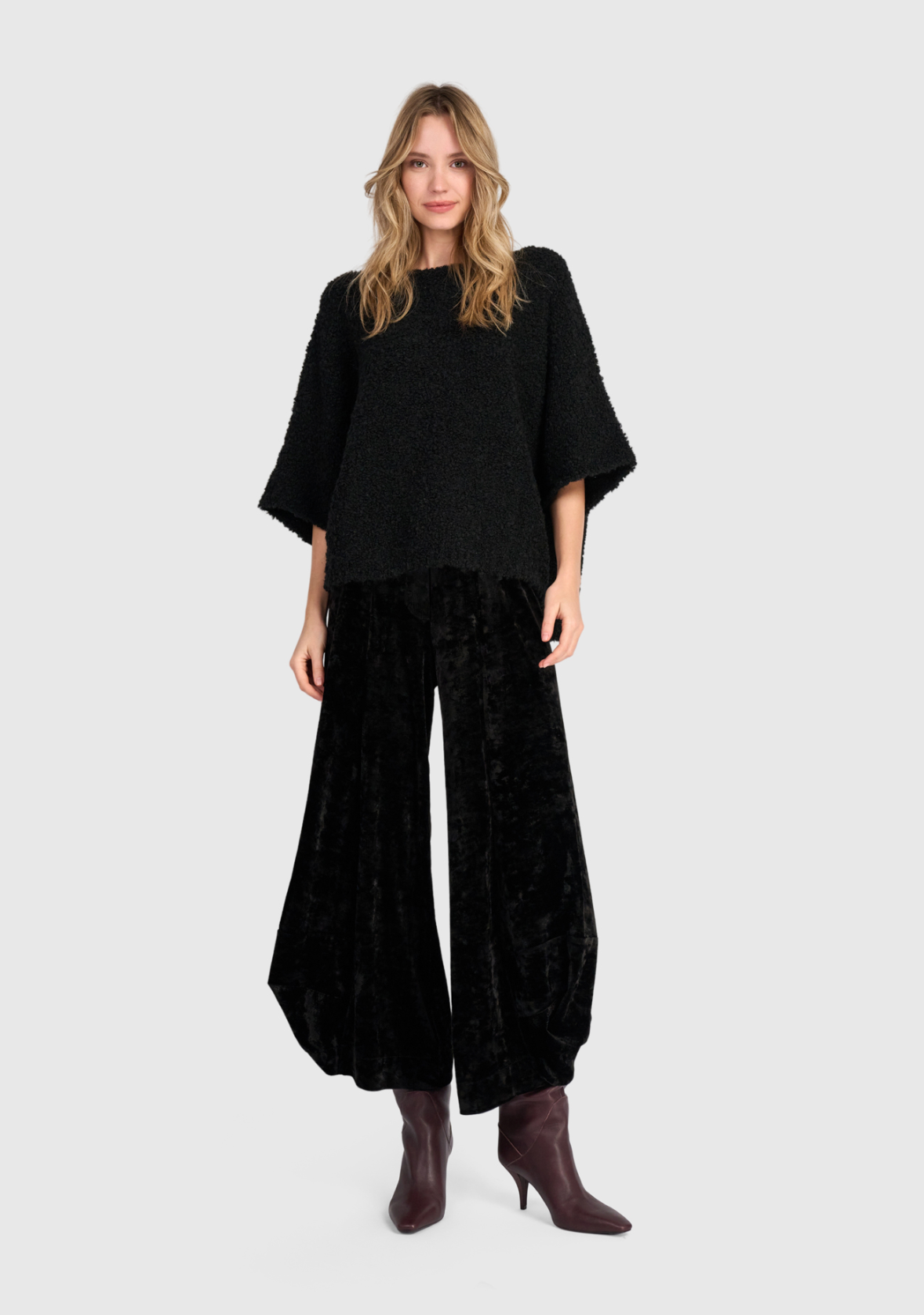 ALEMBIKA Knit Sweater - AS952I - INK