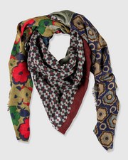 ALEMBIKA Wool Scarf - ASC121F - FLORAL
