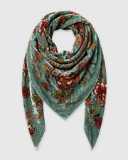 ALEMBIKA Modal Wool Scarf - ASC124G - GARDEN