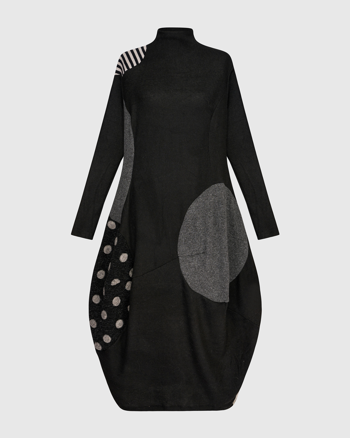 ALEMBIKA Poly-Wool Dress - UD216S - STORM