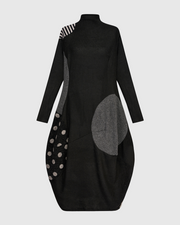ALEMBIKA Poly-Wool Dress - UD216S - STORM