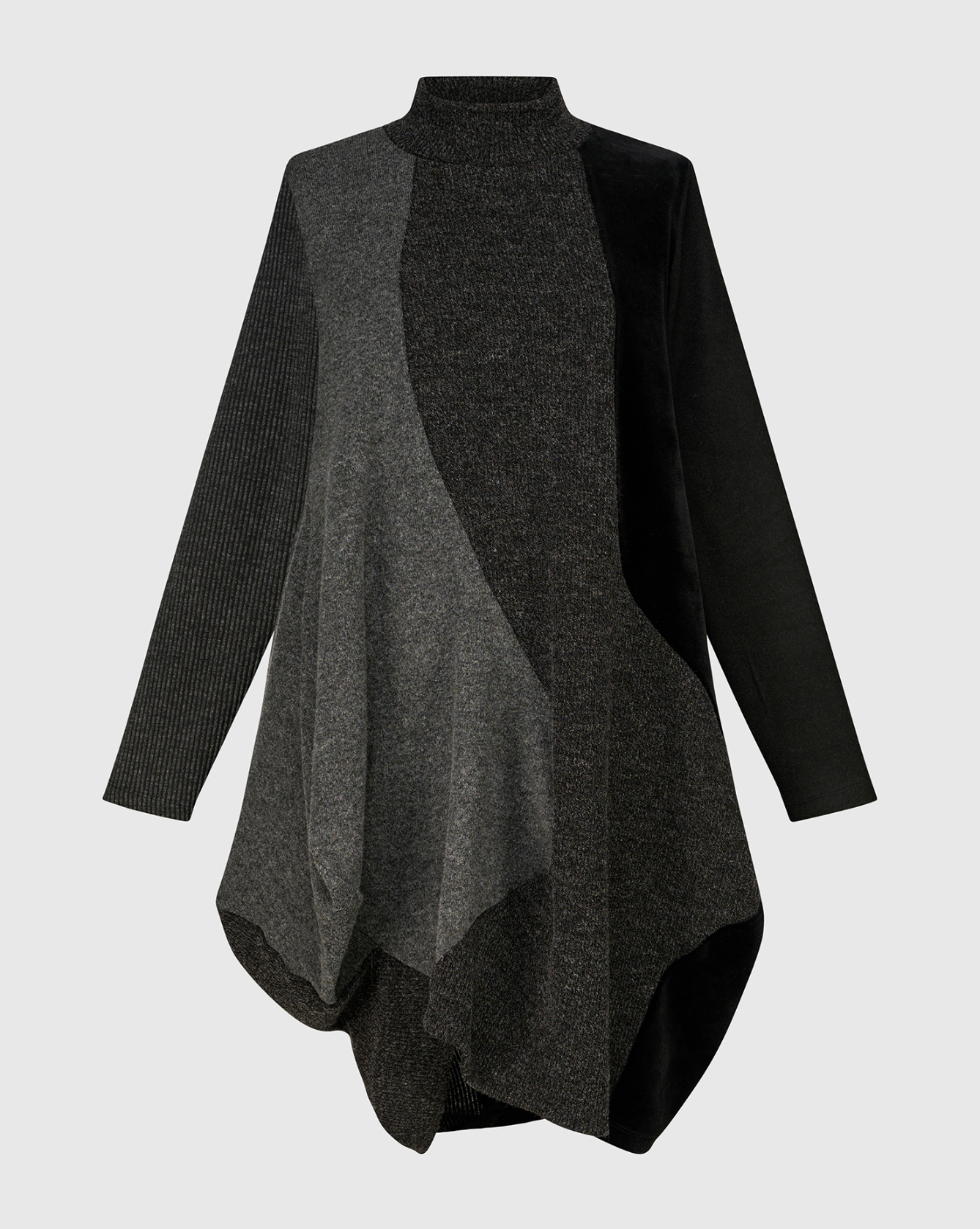 ALEMBIKA Poly-Jersey Dress - UD218G - GREY