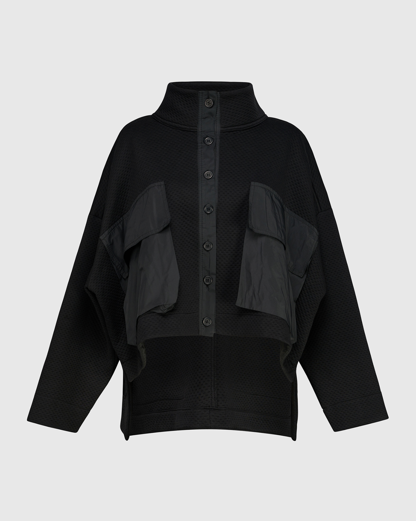 ALEMBIKA Cotton-Knit Jacket - UJ206B - BLACK