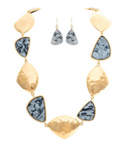 RAIN Grey Mosaic Earring