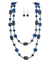 RAIN Blue Bead Earring