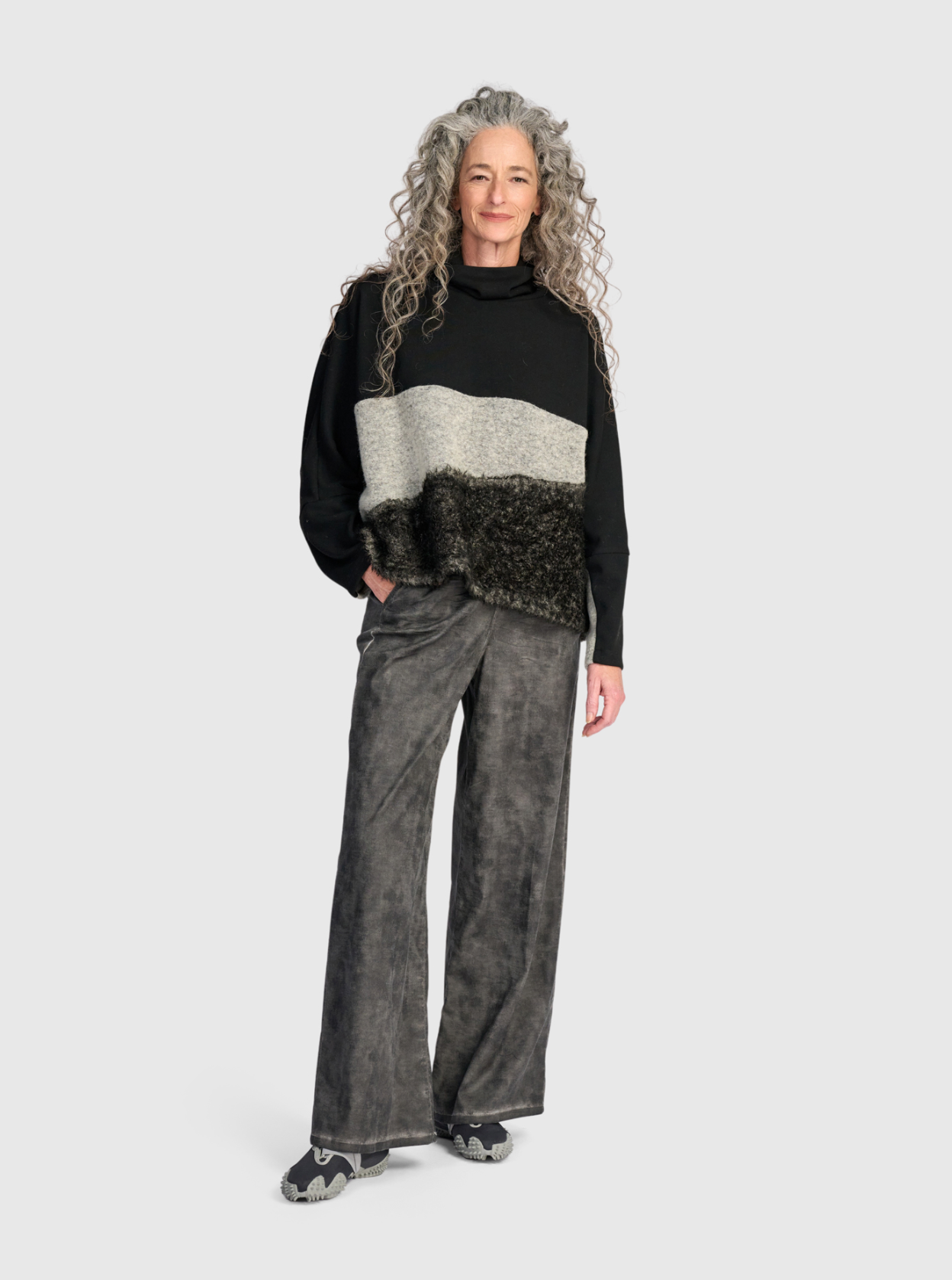 ALEMBIKA Poly-Wool Top - UT236S - STORM