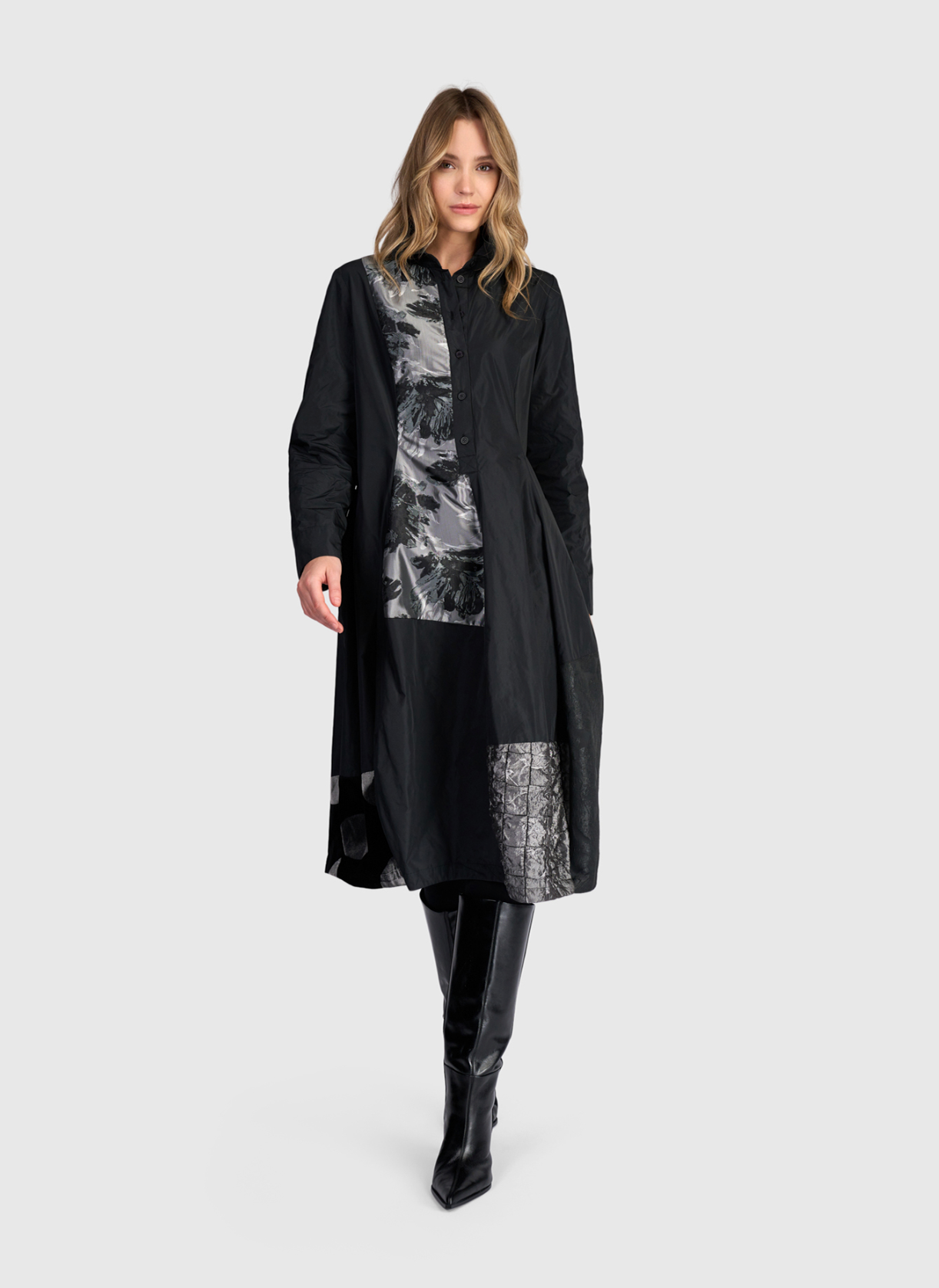 ALEMBIKA Taffeta Dress - AD906M - MIX