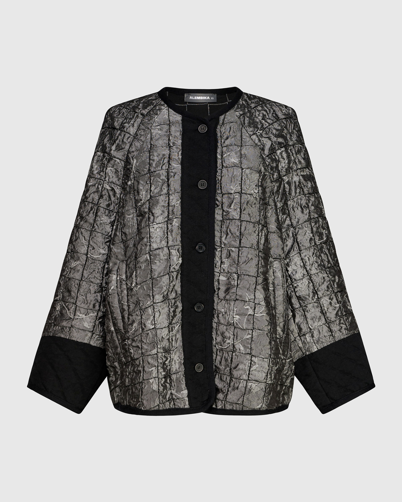 ALEMBIKA Quilt Jacket - AJ732S - SILVER