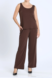 IC COLLECTION Pants - 7760P - BROWN