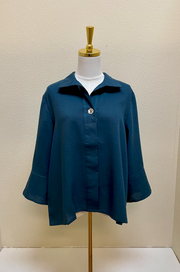 Fridaze AA395 - Caroline Linen Blouse - MOONSTONE