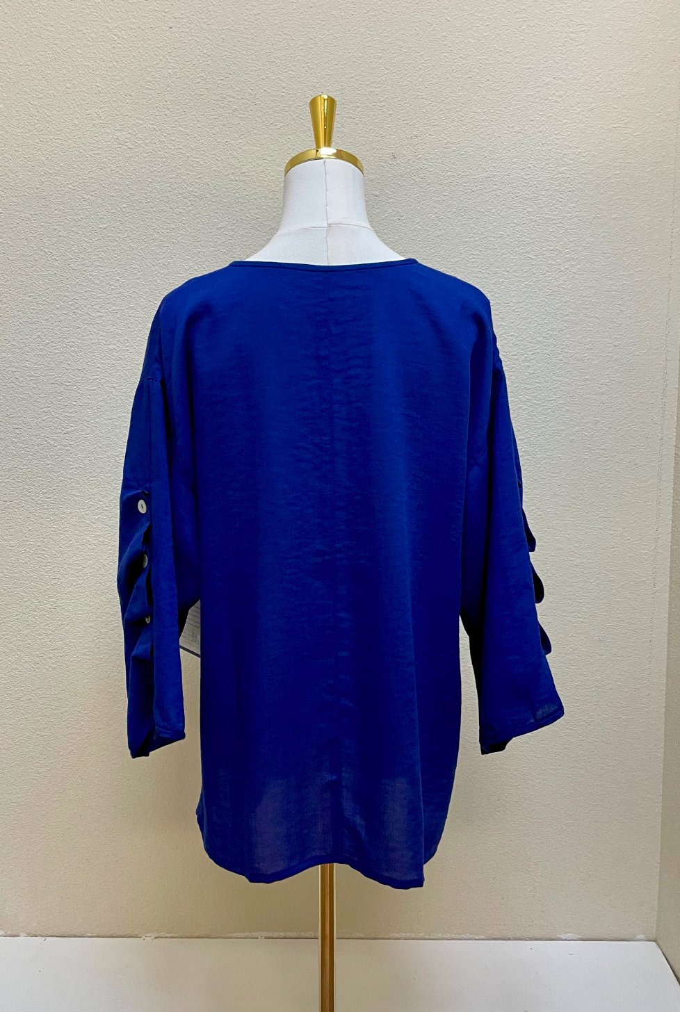 Fridaze AA36- Ripple Tide Linen Pullover - IRIS
