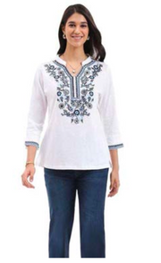 Parsley & Sage KATE TOP - 26S448CP - WHITE