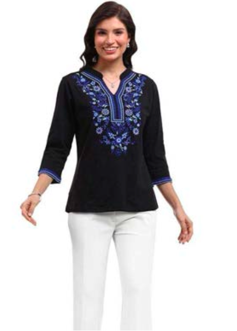 Parsley & Sage KATE TOP - 26S448CP - BLACK
