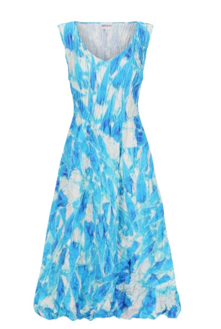 Alquema Smash Pocket Dress - BLUE COMETS