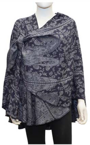 Rapti Cashmere Buckle Shawl - PRINT 93