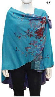 Rapti Cashmere Buckle Shawl - PRINT 97