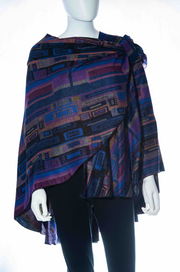 Rapti Cashmere Buckle Shawl - PRINT 10