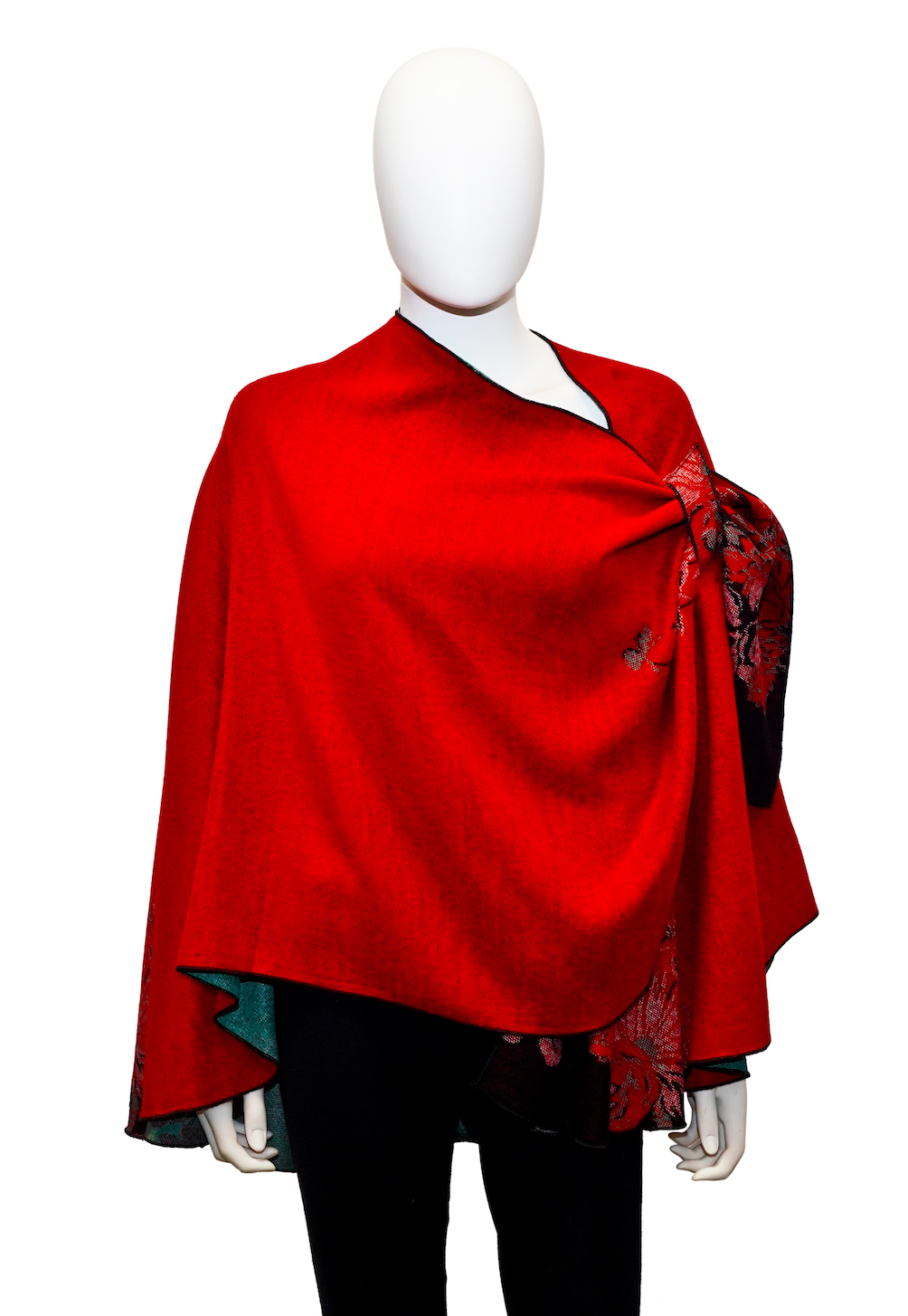 Rapti Cashmere Buckle Shawl - PRINT 77