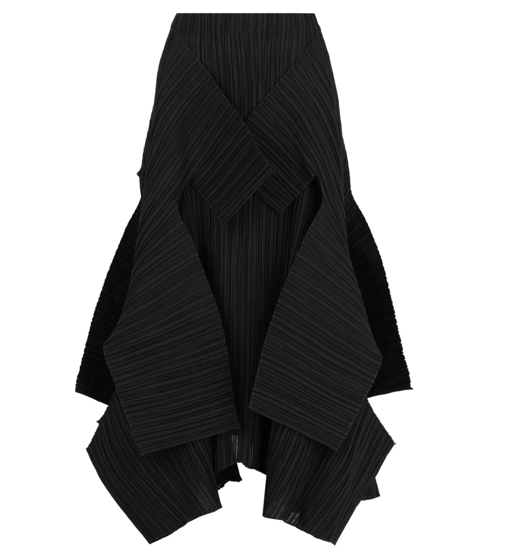 Alquema Shutter Skirt - BLACK