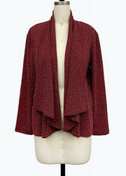 DAMEE SPECIAL OCCASION OPEN CARDIGAN - 5096 - RED
