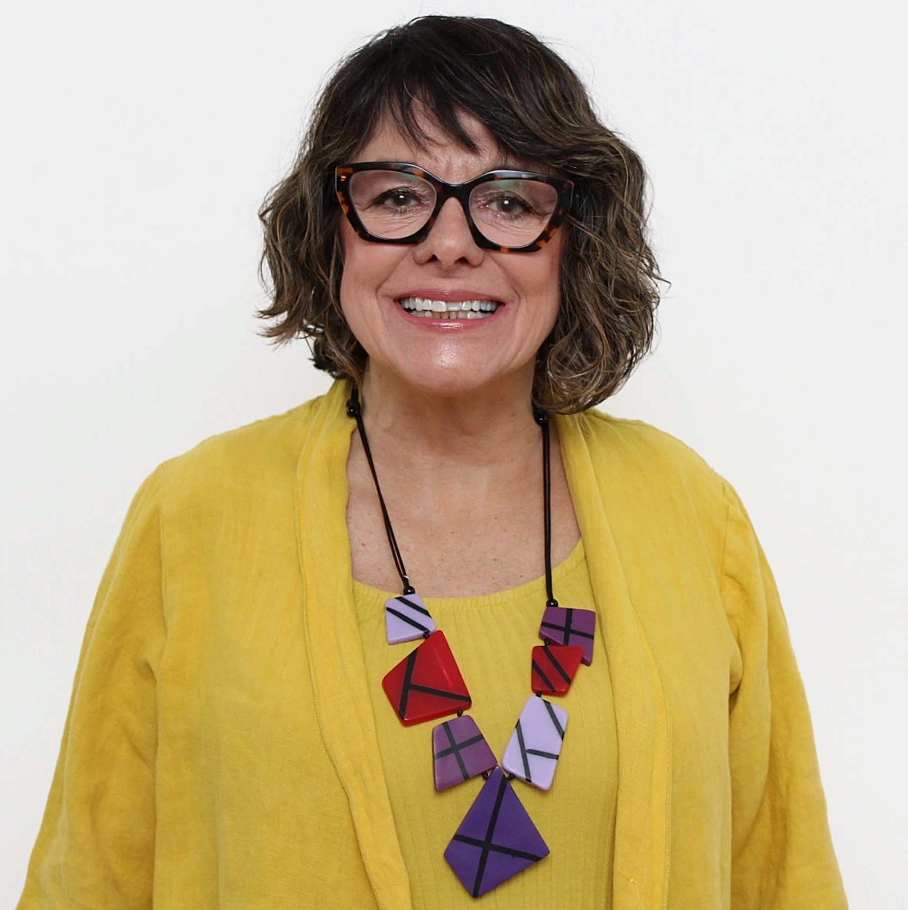 SYLCA Purple and Red Orinda Necklace
