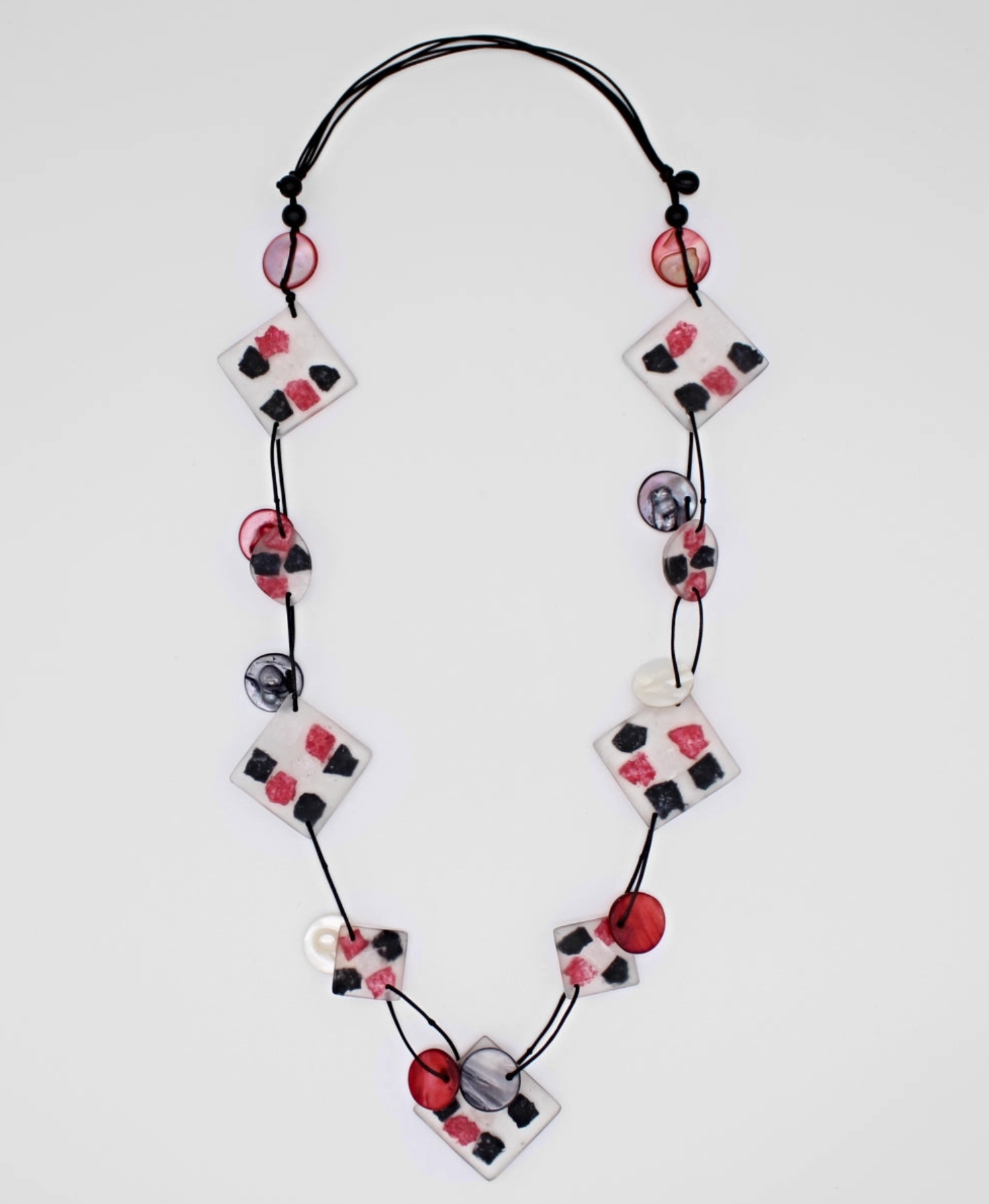 SYLCA Red Petula Necklace