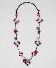SYLCA Red Petula Necklace