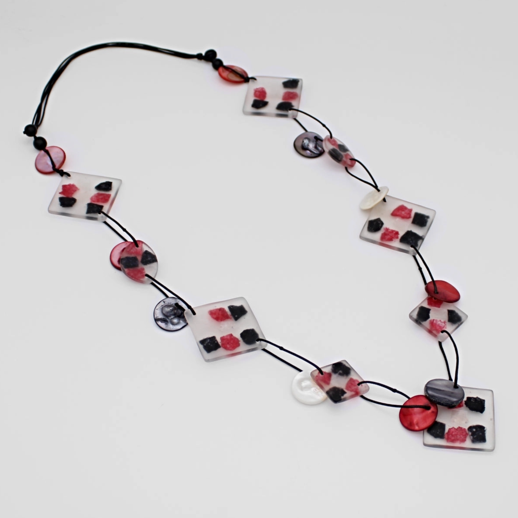 SYLCA Red Petula Necklace