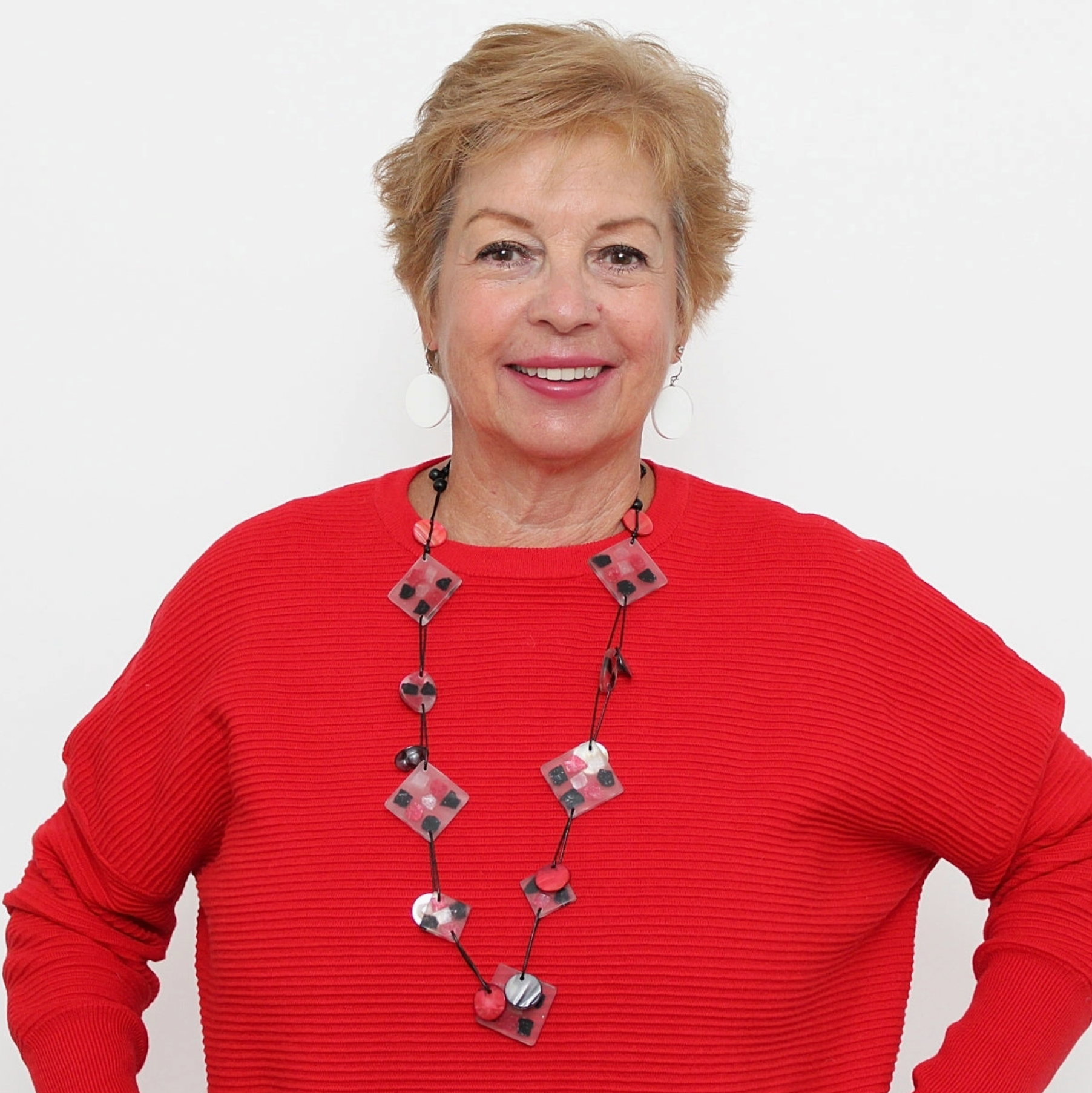 SYLCA Red Petula Necklace