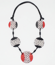 SYLCA Red and Black Leanne Necklace