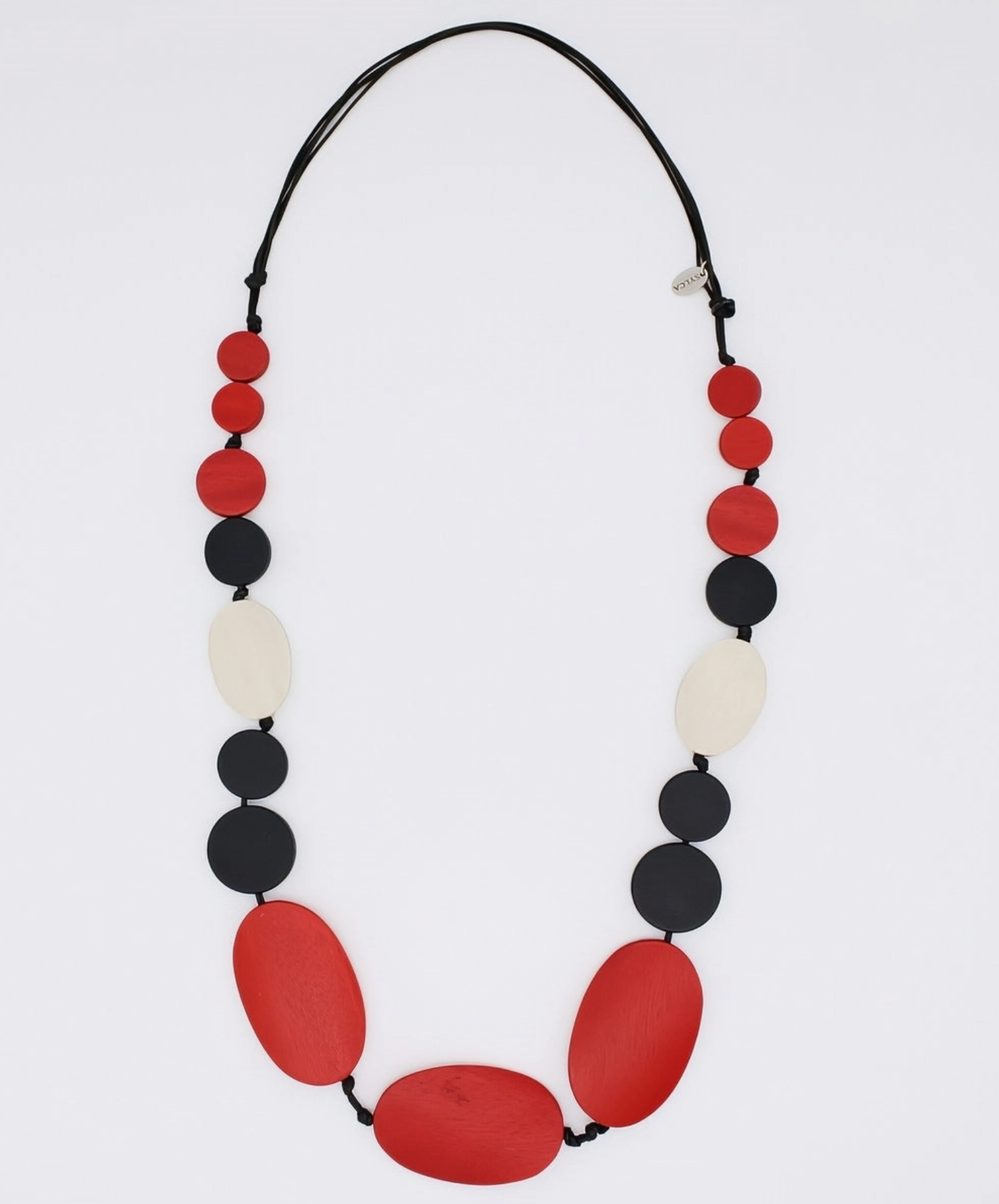 SYLCA Red and Black Sybil Necklace