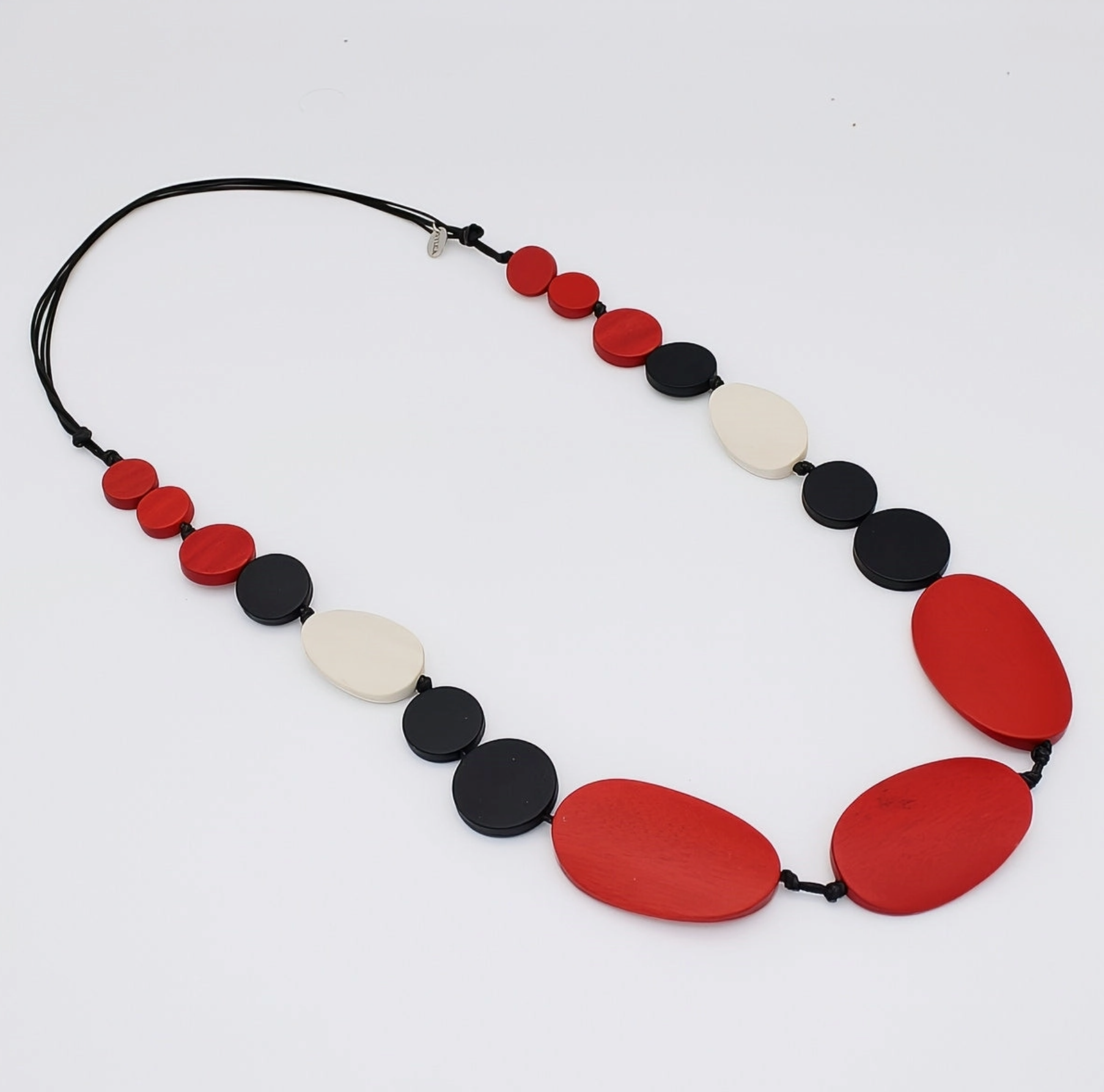 SYLCA Red and Black Sybil Necklace
