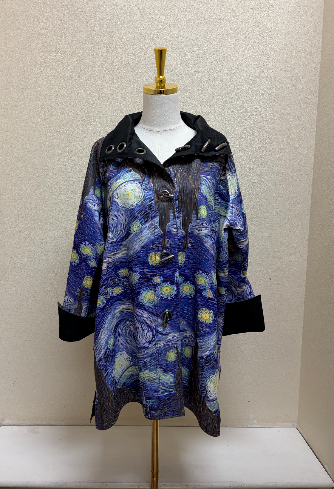Oopera Raincoat - STARRY NIGHT BY VINCENT VAN GOGH 1889 - J2239RW-7