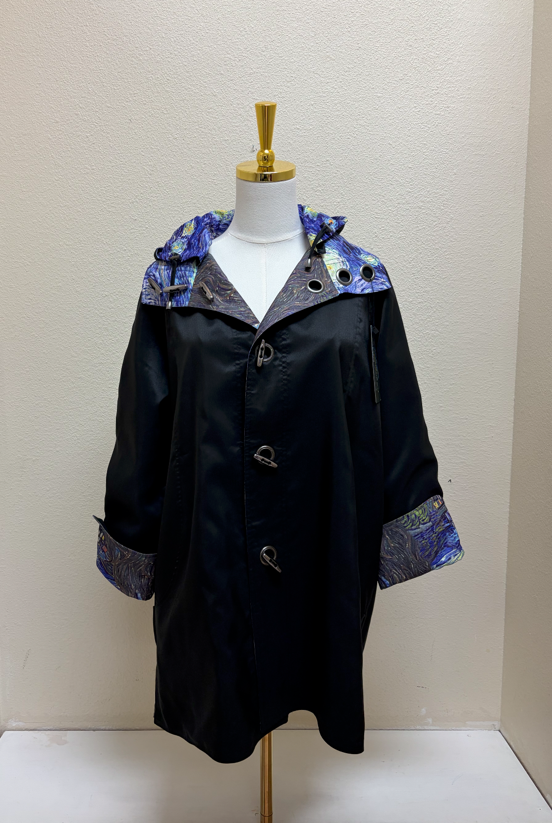 Oopera Raincoat - STARRY NIGHT BY VINCENT VAN GOGH 1889 - J2239RW-7