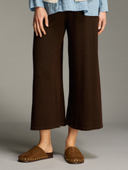 CUT LOOSE Marled Sweater Knit Cropped Pant - 6702122
