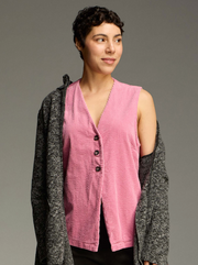 CUT LOOSE Lux Cord Long Vest - 1895274